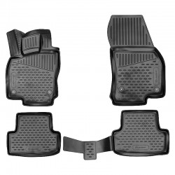 3D Patosnice SKODA Karoq 2017->, (bez pojačala ispod vozačkog sedišta), set 4 kom